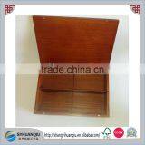 Large Twinings 12 Luxury Wooden Compartment Tea Chest Box (no Tea Included) thumbnail-4