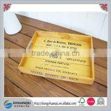Pine Wood Tray Serving Dishes Decorative Collectibles Tea Tray thumbnail-1