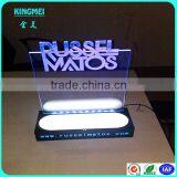 KM-FP27 Wall Hang Acrylic Sign Plate,Perspex Led Sign,Lucite Banner Stand thumbnail-3