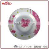 House Design Ware Food Safety Personalized Flower Plate Plastic thumbnail-1