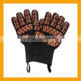 932F Extreme Temperature Heat and Flame Resistant Gloves for BBQ, Grill, Oven, Cooking, Fireplace Etc thumbnail-2