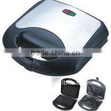 2 Slice Triangle Plate Electric Sandwich Maker thumbnail-1