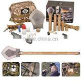 Outdoor Tools Multifunctional Retractable Shovel , Camp Shovel Multi Tool thumbnail-1