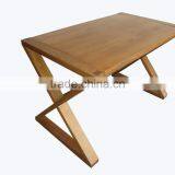 Cross Leg Wood Dinning Table thumbnail-3