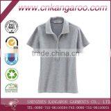 Ladies Trendy Stretchable Pique Slim Cut Basic Polo Shirts thumbnail-1