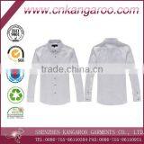 Long Sleeve 100% Cotton Twill Men's t Shirt thumbnail-1