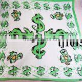 China Factory Manufacturing Black Skull Bandana With Printed Spider and Web thumbnail-3