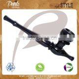 Popular Hi-polish Low Cost Ebony Wood Smoking Pipe for Sale thumbnail-1