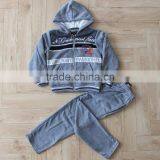 Boys Hoodies Lovely Fleece Sets Child Boutique Cothes thumbnail-2