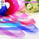 Solid Color Christmas Decoration Organza Ribbon thumbnail-1
