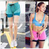 Women Gym Fitness Activewear Seamless Fit-Fit Spandex Strappy Racerback Sports Bra Yoga thumbnail-1