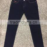 GZY Dark Blue Straight Simple Women Jeans Denim For South America Stock 2017 thumbnail-1