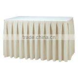 100% Polyester Table Skirting for Weddings thumbnail-1