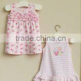 Mom and Bab 2012 Summer Baby Clothes 100% Cotton Girls Dress thumbnail-1