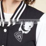 High Quality Printed Embroidery Custom Baseball Jackets thumbnail-4
