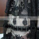 Black Embroidery Lady's Dress Style thumbnail-3