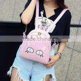 2017 Fancy Cartoon Fashion Bag Leather Laptop Backpack thumbnail-3