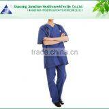 Unisex Men/Women Natural Uniforms Medical Hospital Nursing Scrub Set Top & Pants thumbnail-4