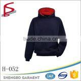 High Quality Dying Fleece Pullover Blank Hoodies Wholesale thumbnail-1