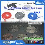 Factory Reflective Flat Shoelace as Train Track Reflective Shoelace - New Arriving Flat Reflective Shoelace - 5 Colors Available thumbnail-5
