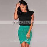 Women Draped Asymmetric High Waist Party Clubwear Pleated Bodycon Mini Skirt thumbnail-5