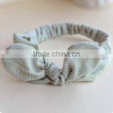 Printed Bow Tie Cotton Fabric Baby Headband thumbnail-5