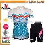 BEROY Female Pro Racing Bikes Set,short Sleeve Cycling Clothes for Bike Racing Competition thumbnail-1