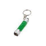 Promotional Gifts Mini METAL LED Flashlight Keyring With Custom Logo Silk Screen Printing