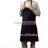 Economical Black 100% Spun Polyester Bib Aprons