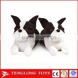 Stuffed Animal Indoor Slippers Boston Terrier Slippers thumbnail-1