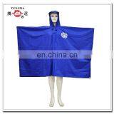 Waterproof Blue Knitted Polyester Pongee Pvc Rainponcho thumbnail-5