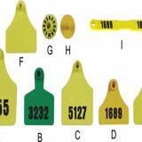Животный ушной метчик с лазерно напечатанным номером