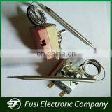 Stainless Steel Capillary Thermostat 30~75C 16A 250V With CE Certificated