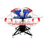 Floor Type Micro-adjust Six Colors Six Stations T-shirt Machine Serigraphie Manual thumbnail-3