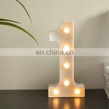 Manufacturer Professional Custom Warm White Wedding Events Party Decor Led Light House Numbers thumbnail-2