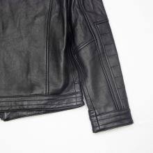 2021 NEW FASHION STYLE MEN'S GENUINE LEATHER JACKET OUTERWEAR MOTORCYCLE JACKET thumbnail-3