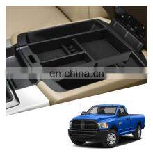 Interior Accessories Parts Silicone Armrest Rest Storage Box Center Control Console Organizer Tray For Dodge Ram 2009-2018
