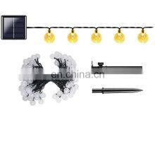Waterproof Solar Powered Patio Lights Outdoor 2.5cm 1.8cm Ball Globe Led Bunch Lights