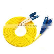 Manufacturer Supply Indoor Single Mode Gigabit Simplex Duplex LC To SCFiber Optical Patch Cord Cable thumbnail-1