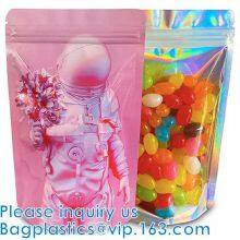 Metallized Zipper Pouch for Weed Packaging Rose Gold Black Metalized Foil Pouch, Gusseted Puch Bags, Bagease Bagplastics thumbnail-3