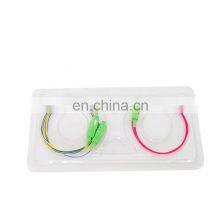 Стальной трубчатый тип 0.9 мм соединитель sc/apc Три-оконный 1x2 волоконно-оптический дробитель мощности Fbt thumbnail-4