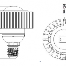 Hot Sale Aluminum Alloy Extrution Radiator Profile Industrial LED Lighting Heatsink thumbnail-1