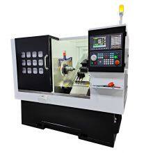 CNC Lathe Machine for Precision Threads Cutting Slant Bed CNC Metal Processional Lathe Machine With Similar SYNTEC Control thumbnail-2