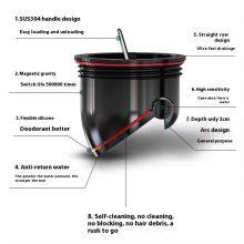 Modern 304 Stainless Steel Linear Shower Floor Drain Rectangle Anti-Odor Hair Blocking for Hotels Outdoors-Factory Price thumbnail-2