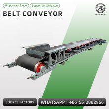 Mobile Belt Conveyor Adjustable Height Inclined Climbing Belt Conveyor Mining Sand Grain Logistics Loading Unloading Conveyor Belt Machine thumbnail-1