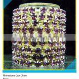 10 Yards Roll Rhinestone Brass Cup Chain thumbnail-1