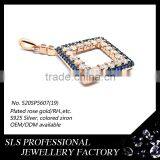 2015 Fashion Russian Jewelry Sets 925 Cubic Zircon Woman Silver Wedding Jewelry Set thumbnail-4