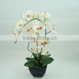 High simulation silicone flowers artificial /flowers artificial/fabric fake flower orchid