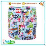 AnAnBaby Adjustable Cloth Diapers Baby Nappies Round Tab PUL thumbnail-1