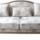 Classic french style sofa chair living room fabric two seat sofa